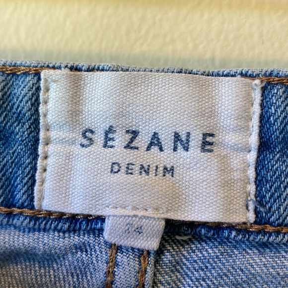 SÉZANE Light Wash Denim High Rise Skinny Jeans Zipper Fly Size 24 - Picture 11 of 12